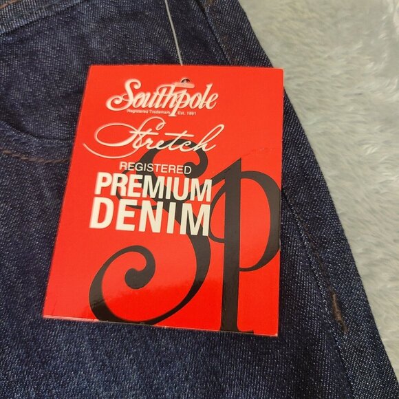 Southpole Women's Premium Denim Jeans Black Stretch Embellished Size 9 NWT - Picture 5 of 16